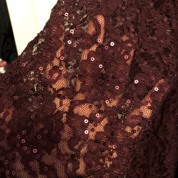 Purple cocktail dress - Picture 3 of 4